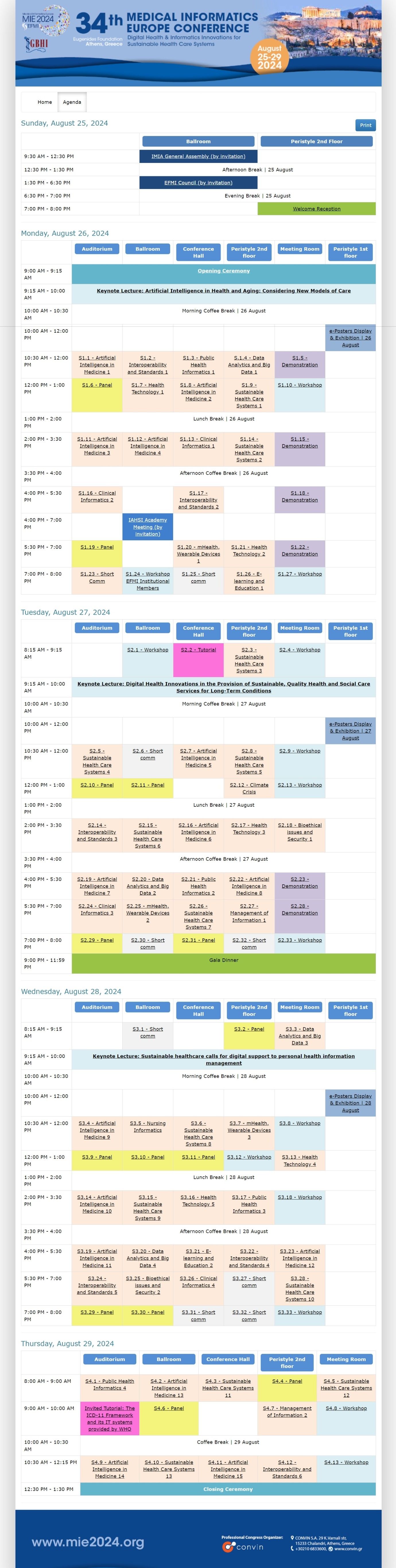 MIE 2024 Programme